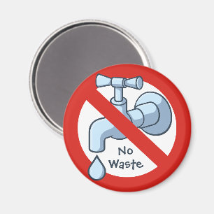 Stop Water Waste Magnet