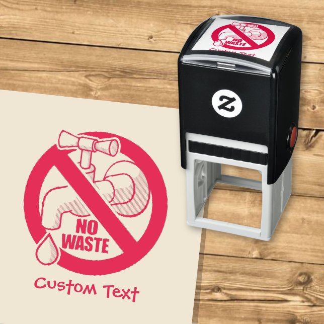 Stop Water Waste Self-inking Stamp (Creator Uploaded)