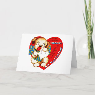 Stop Your Howling Valentine Holiday Card