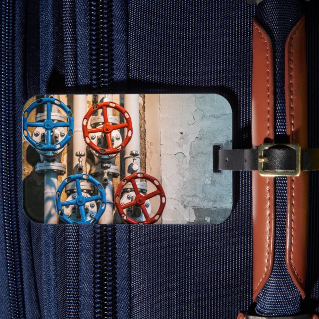 Stopcock in the Schiffbau, Zurich Luggage Tag (Front Insitu 4)