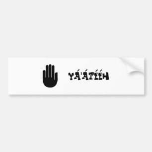 StopHand, y't'h Bumper Sticker
