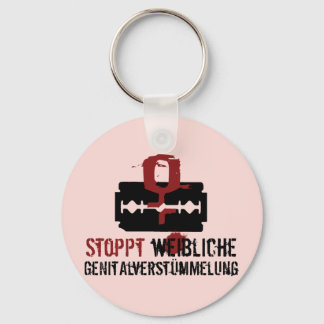 Stoppt weibliche Genitalverstümmelung! Key Ring