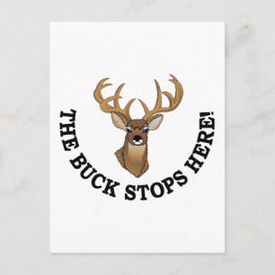 Stops Here Postcard