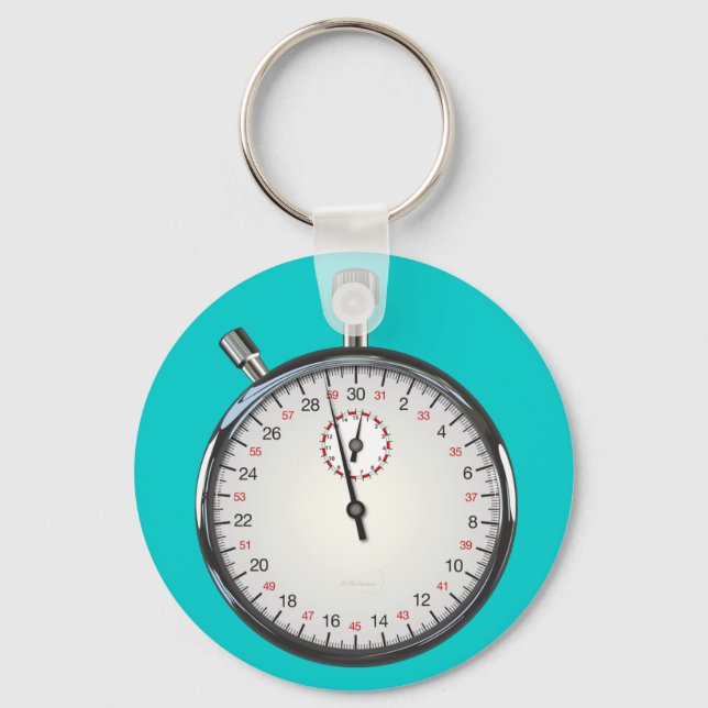 Stopwatch Keychain (Front)