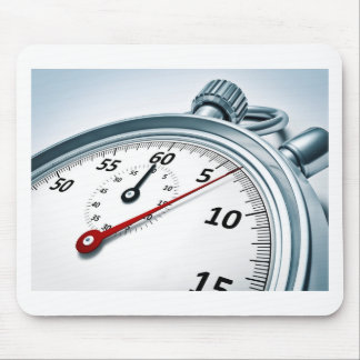 stopwatch mouse pad