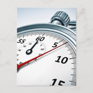 stopwatch postcard