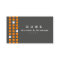 Storage Business Card Box Grey Orange