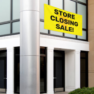 Store Closing Sale Banner