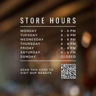 Store Hours QR Code