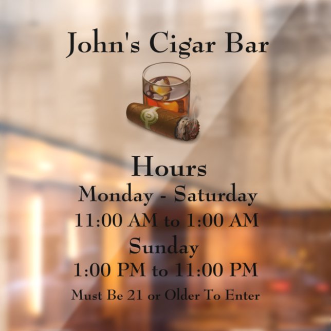 Store or Business Window Cling (Sheet 2)