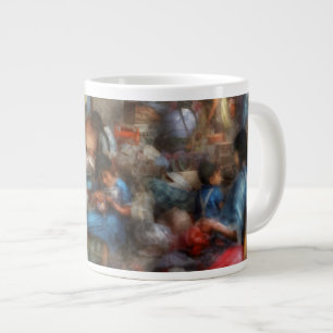 Store - The busy marketpalce Large Coffee Mug