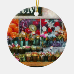 Store - The flower stand Ceramic Tree Decoration