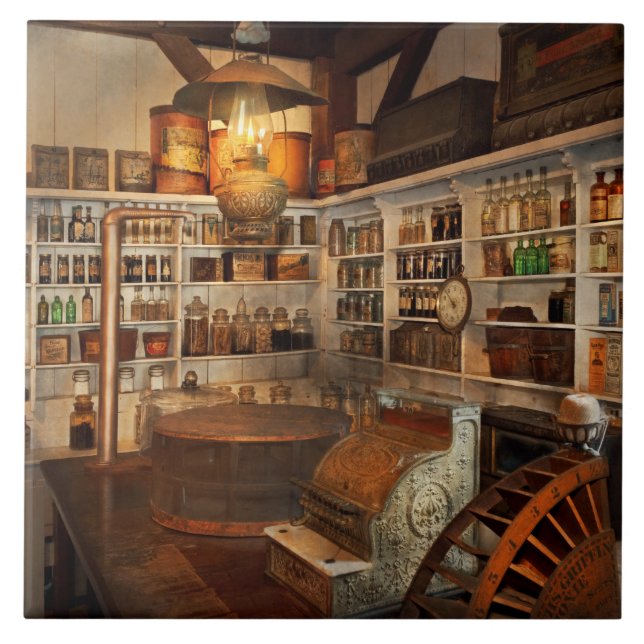 Store - Vintage convenience store Tile (Front)