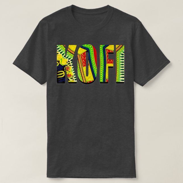 Storecastle Kofi Friday Born Male Ghana Gift Pride T-Shirt (Design Front)