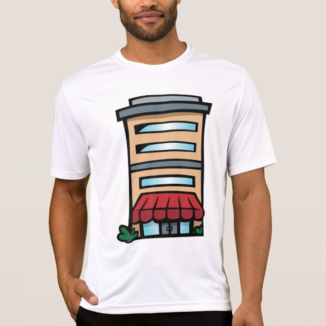 Storefront and Office Building T-Shirt (Front)