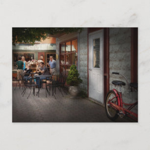 Storefront - Frenchtown, NJ - At a quaint Bistro Postcard