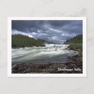 Storfosen falls postcard