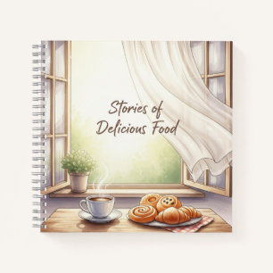 Stories About Delicious Food. Recipe Book, by Nata Notebook