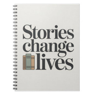 Stories Change Lives Book Lover Quote