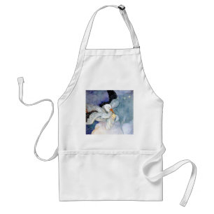 Stork and Baby Standard Apron