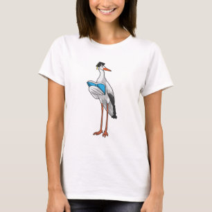 Stork as Teacher with Book T-Shirt