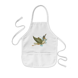 STORK BABY BOY SHOWER KIDS APRON