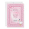 Stork Baby Invite - Pink