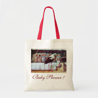 STORK BABY SHOWER 3 TOTE BAG
