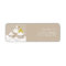 Stork Baby Shower Address Label - Yellow