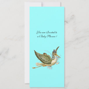 STORK BABY SHOWER INVITATION