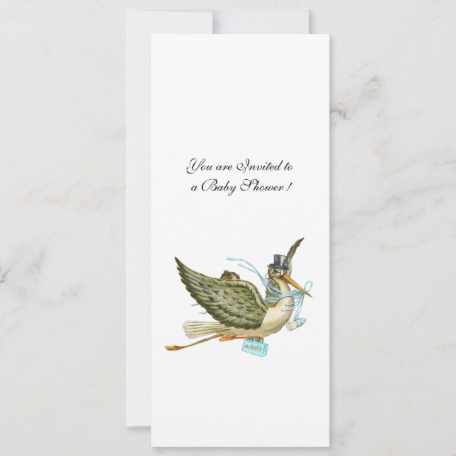 STORK BABY SHOWER INVITATION (Front)