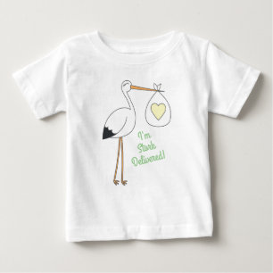 Stork Baby Shower Spring T-Shirt
