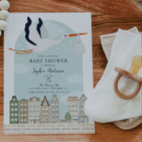 Stork Boho Baby Shower Special Delivery Sprinkle