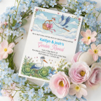 Stork Cabbage Patch Gender Reveal Party