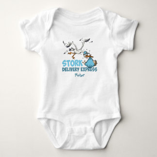 Stork Delivery – Gepersonaliseerde baby romper Bodysuit