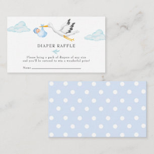 Stork Diaper Raffle Enclosure Card