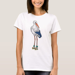 Stork Inline skating Inline skates Sports T-Shirt