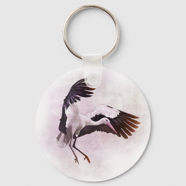 Stork Key Ring (Front)