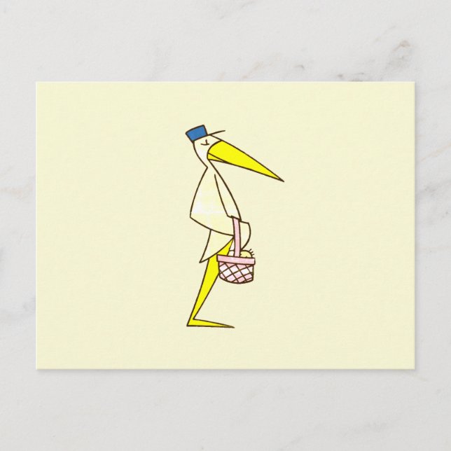 Stork merchandise postcard (Front)