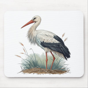 Stork Mouse Pad