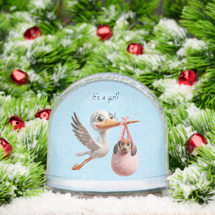 Stork New Arrival Snowglobe