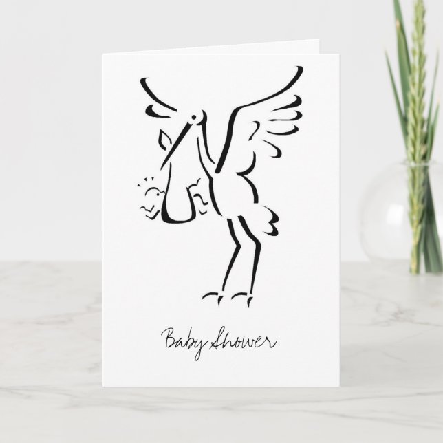 Stork Shower Invitation (Front)