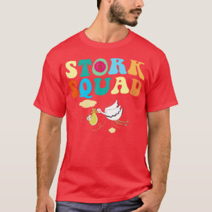 Stork Squad Labour Delivery Nurse LD Mother Baby N T-Shirt