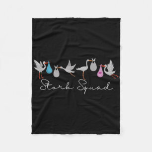 Stork Squad Nurse Labour And Delivery Edition  Fleece Blanket