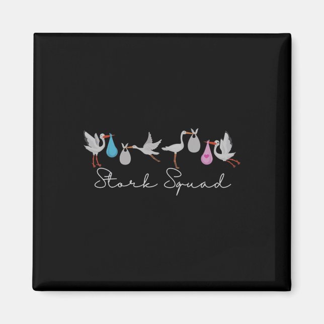 Stork Squad Nurse Labour And Delivery Edition  Magnet (Front)