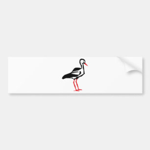 stork symbol bumper sticker