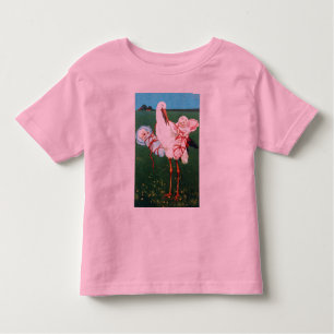 STORK TWIN BABY SHOWER, Pink ,Teal Blue Toddler T-Shirt