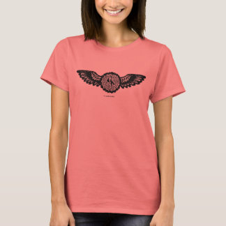 Stork with the baby t-shirt design for the new mum