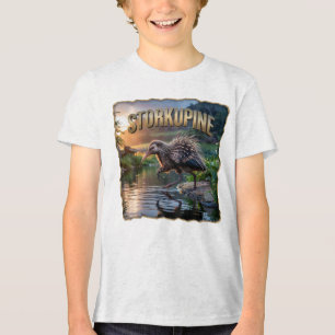 Storkupine Photographic – Stork Porcupine Funny Tri-Blend Shirt