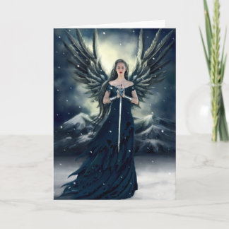 Storm Angel Holiday Card